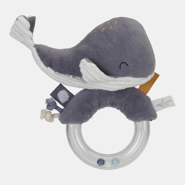 LD4858 Ring Rattle Whale Ocean Blue Product 1
