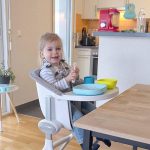 Farfurie silicon cu ventuza bleu Beaba - imagine 4
