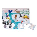 PUZZLE TACTIL 20 PIESE VIATA PE GHEATA - JANOD - imagine 2