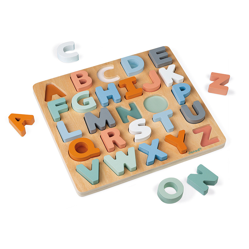 3700217344122.jpg PUZZLE ALFABETIC DIN LEMN - JANOD - imagine 1