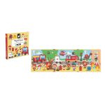 SET PLANSA CU PIESE MAGNETICE - POMPIERI - JANOD - imagine 8