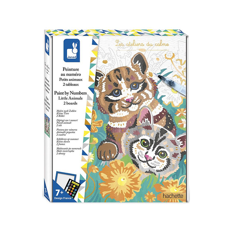 3700217379841.jpg SET PICTEAZA DUPA NUMERE - ANIMALUTE MICI - JANOD - imagine 1
