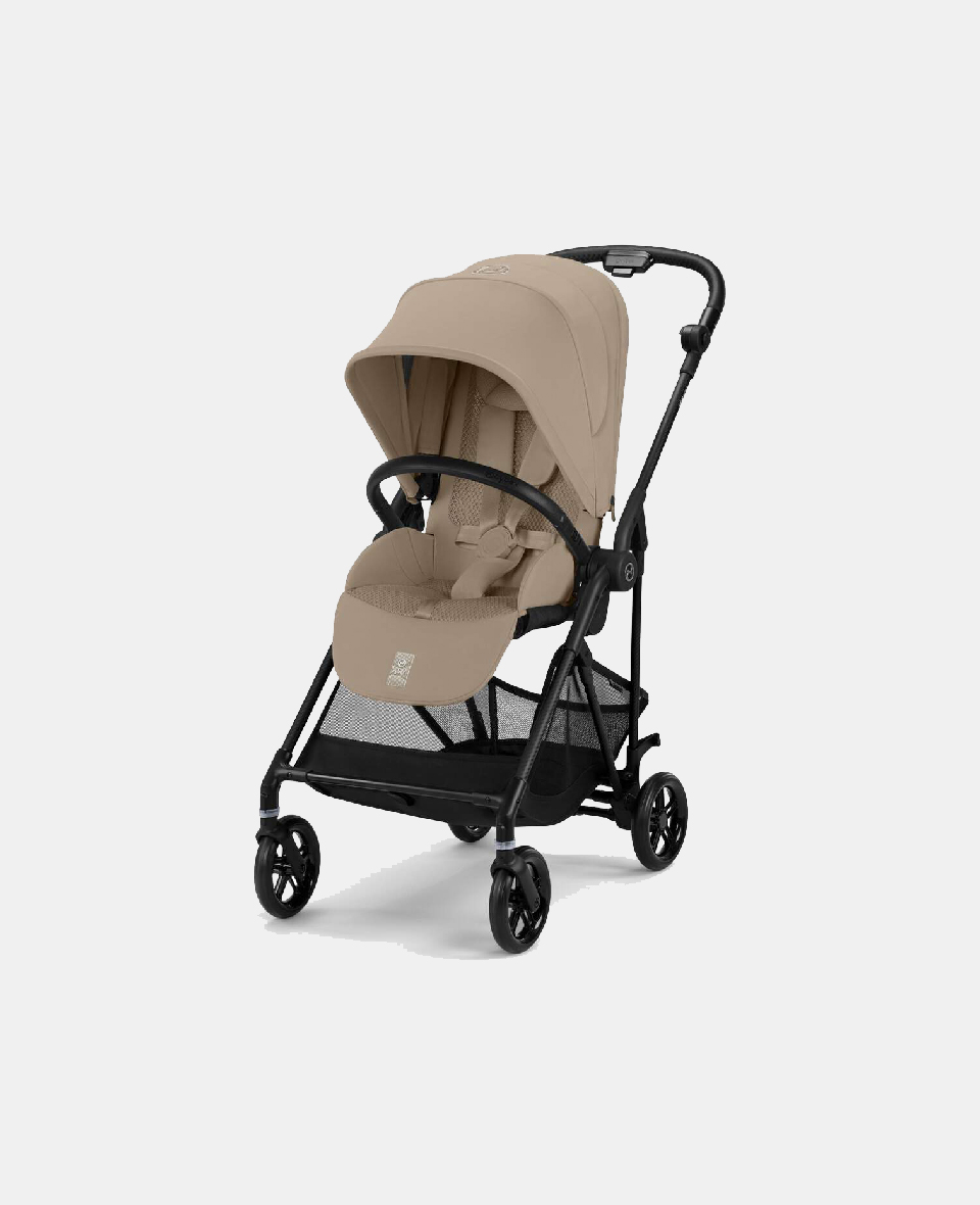 4063846510443.jpg Cărucior pentru copii Melio Carbon Almond Beige NEW 2025 - imagine 1