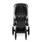 Cărucior 2 în 1 PRIAM Comfort cadru Rosegold cu Landou pliabil și parte sport Sepia Black Cybex Platinum - imagine 7