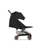 Cărucior 2 în 1 COYA  Comfort cadru Rosegold cu Landou pliabil și parte sport Sepia Black Cybex Platinum - imagine 9