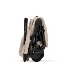 Cărucior 2 în 1 COYA Comfort cadru Matt Black cu Landou pliabil și parte sport Cozy Beige Cybex Platinum - imagine 11