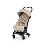 Cărucior 2 în 1 COYA Comfort cadru Matt Black cu Landou pliabil și parte sport Cozy Beige Cybex Platinum - imagine 6