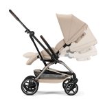 Cărucior Eezy S Twist+2 cadru TPE și Pachet Almond Beige/2026 Cybex Gold - imagine 7