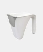 Recipient pentru clatirea cu apa cu margine moale - White - Shnuggle - imagine 2