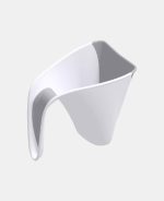 Recipient pentru clatirea cu apa cu margine moale - White - Shnuggle - imagine 3