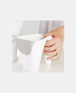 Recipient pentru clatirea cu apa cu margine moale - White - Shnuggle - imagine 6