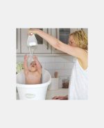 Recipient pentru clatirea cu apa cu margine moale - White - Shnuggle - imagine 9