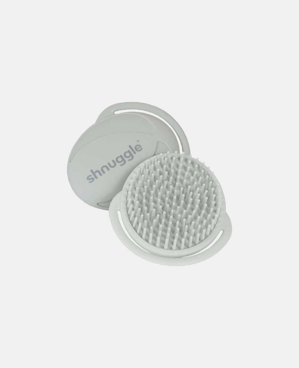 5060492570882.jpg Perie pentru bebelusi - Grey - Shnuggle - imagine 1