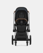 Carucior 2 in 1 Landou Priam Lux pentru căruciorul Priam Fashion Collections Jewels of Nature | dark blue + Cadru Carucior pentru Copii Priam Chrome Brown + Parte Sport Carucior Priam Fashion Collections Jewels of Nature Dark Blue Cybex Fashion - imagine 7