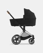 Carucior 2 in 1 Landou Priam Lux pentru căruciorul Priam Fashion Collections Jewels of Nature | dark blue + Cadru Carucior pentru Copii Priam Chrome Brown + Parte Sport Carucior Priam Fashion Collections Jewels of Nature Dark Blue Cybex Fashion - imagine 8