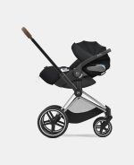 Carucior 2 in 1 Landou Priam Lux pentru căruciorul Priam Fashion Collections Jewels of Nature | dark blue + Cadru Carucior pentru Copii Priam Chrome Brown + Parte Sport Carucior Priam Fashion Collections Jewels of Nature Dark Blue Cybex Fashion - imagine 9