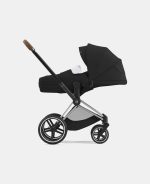 Carucior 2 in 1 Landou Priam Lux pentru căruciorul Priam Fashion Collections Jewels of Nature | dark blue + Cadru Carucior pentru Copii Priam Chrome Brown + Parte Sport Carucior Priam Fashion Collections Jewels of Nature Dark Blue Cybex Fashion - imagine 11