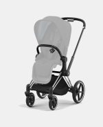 Carucior 3 in 1 Landou PRIAM Lux Rosenrot Red | dark red + Cadru Carucior pentru Copii Priam Chrome Black + Scoica Auto CLOUD T I-SIZE + Parte Sport Carucior PRIAM Rosenrot Red | dark red Cybex Fashion - imagine 7