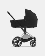 Carucior 3 in 1 Landou PRIAM Lux Rosenrot Red | dark red + Cadru Carucior pentru Copii Priam Chrome Black + Scoica Auto CLOUD T I-SIZE + Parte Sport Carucior PRIAM Rosenrot Red | dark red Cybex Fashion - imagine 9