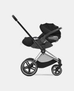 Carucior 3 in 1 Landou PRIAM Lux Rosenrot Red | dark red + Cadru Carucior pentru Copii Priam Chrome Black + Scoica Auto CLOUD T I-SIZE + Parte Sport Carucior PRIAM Rosenrot Red | dark red Cybex Fashion - imagine 10