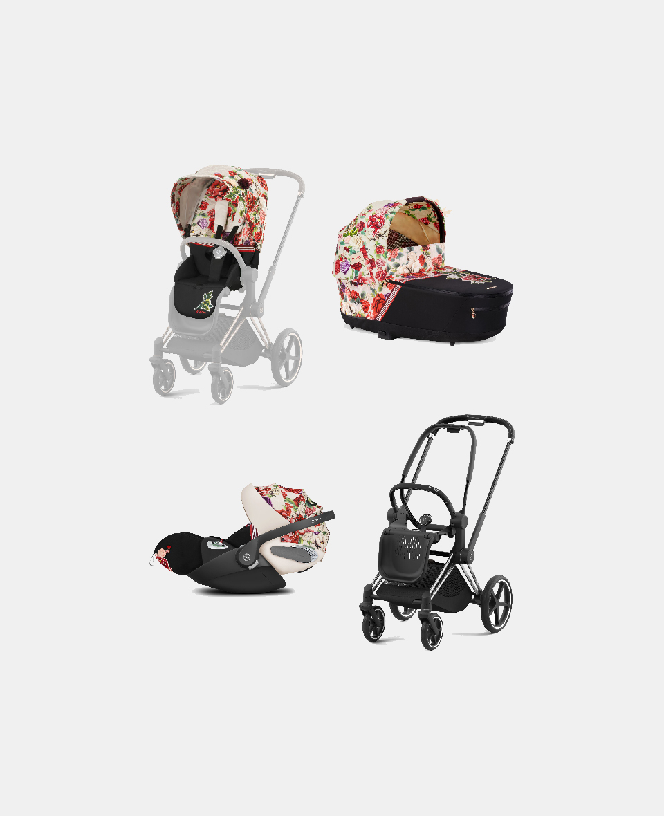 521002325-522000911-523000291-521002813.jpg Carucior 3 in 1 Landou Priam Lux pentru căruciorul Priam Fashion Collections Spring Blossom Light + Cadru Carucior pentru Copii Priam Chrome Black + Scoica Auto CLOUD T I-SIZE Spring Blossom Light | light beige + Parte Sport Carucior Priam Fashion Collections Spring Blossom Light Beige Cybex Fashion - imagine 1