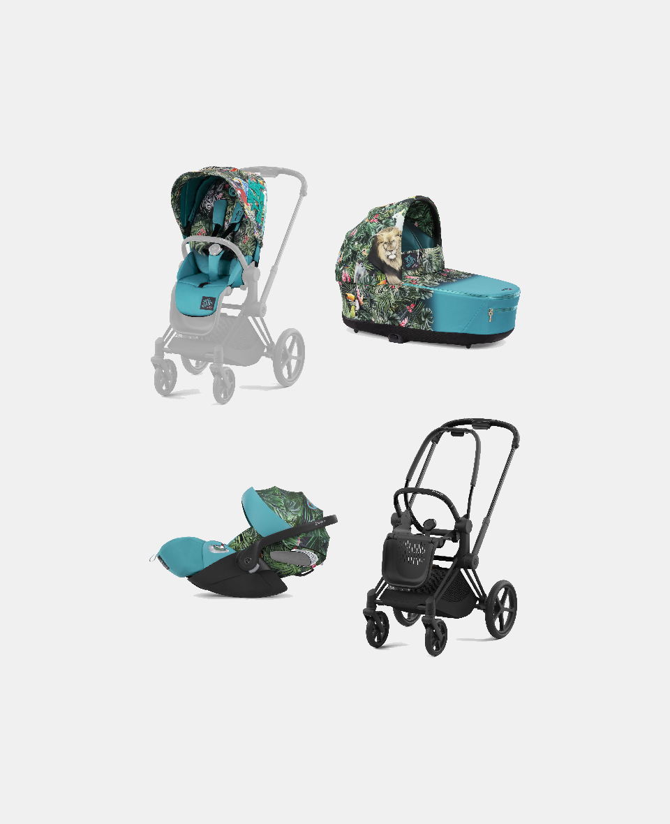 521002331-522000907-523000309-521003919.jpg Carucior 3 in 1 Landou Priam Lux pentru căruciorul Priam Design Collaborations We The Best | mid turquoise + Cadru Carucior pentru Copii Priam Matt Black + Scoica Auto CLOUD T I-SIZE WE THE BEST BLUE | mid turquoise + Parte Sport Carucior Priam Design Collaborations We The Best Cybex Fashion - imagine 1