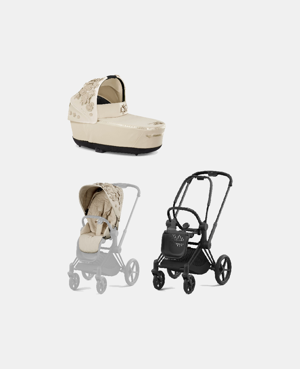 521002331-522000935-521002829.jpg Carucior 2 in 1 Landou Priam Lux pentru căruciorul Priam Fashion Collections Nude Beige + Cadru Carucior pentru Copii Priam Matt Black + Parte Sport Carucior Priam Fashion Collections Nude Beige Cybex Fashion - imagine 1