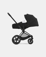 Carucior 2 in 1 Landou Priam Lux pentru căruciorul Priam Fashion Collections Pale Blush + Cadru Carucior pentru Copii Priam Matt Black + Parte Sport Carucior Priam Fashion Collections Pale Blush Cybex Fashion - imagine 9
