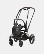 Carucior 2 in 1 Cadru Cărucior pentru Copii e-Priam Rosegold + Parte Sport Carucior Priam Mirage Grey + Scoică Auto pentru Copii Cloud T i-Size Plus Mirage Grey Cybex Platinum Cybex Platinum - imagine 5