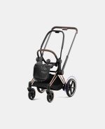 Carucior 2 in 1 Cadru Cărucior pentru Copii e-Priam Rosegold + Parte Sport Carucior Priam Cozy Beige + Scoică Auto pentru Copii Cloud T i-Size Plus Cozy Beige Cybex Platinum Cybex Platinum - imagine 4