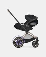 Carucior Nou Nascut Electric E-Priam: Cadru Cărucior pentru Copii e-Priam Rosegold + Landou PRIAM Lux Soho Grey Cybex Platinum - imagine 8