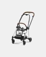 Carucior 2 in 1 : Cadru Carucior pentru Copii Mios Chrome Brown + Landou Mios Lux Autumn Gold + Parte Sport Carucior MIOS Autumn Gold Cybex Platinum - imagine 3