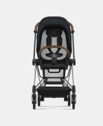 Carucior 2 in 1 Landou MIOS Lux WE THE BEST BLUE | mid turquoise + Cadru Carucior pentru Copii Mios Chrome Brown + Parte Sport Carucior MIOS WE THE BEST BLUE | mid turquoise Cybex Fashion - imagine 6