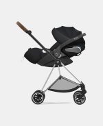 Carucior 2 in 1 Landou MIOS Lux WE THE BEST BLUE | mid turquoise + Cadru Carucior pentru Copii Mios Chrome Brown + Parte Sport Carucior MIOS WE THE BEST BLUE | mid turquoise Cybex Fashion - imagine 8