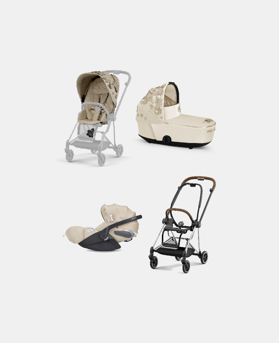 521002507-522000795-523000273-521002875.jpg Carucior 3 in 1 Landou MIOS Lux SIMPLY FLOWERS BEIGE | mid beige + Cadru Carucior pentru Copii Mios Chrome Brown + Scoica Auto CLOUD T I-SIZE SIMPLY FLOWERS BEIGE | mid beige + Parte Sport Carucior MIOS SIMPLY FLOWERS BEIGE | mid beige Cybex Fashion - imagine 1