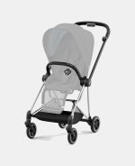 Carucior 2 in 1 Landou MIOS Lux WE THE BEST BLUE | mid turquoise + Cadru Carucior pentru Copii Mios Chrome Black + Scoica Auto CLOUD T I-SIZE WE THE BEST BLUE | mid turquoise Cybex Platinum - imagine 6