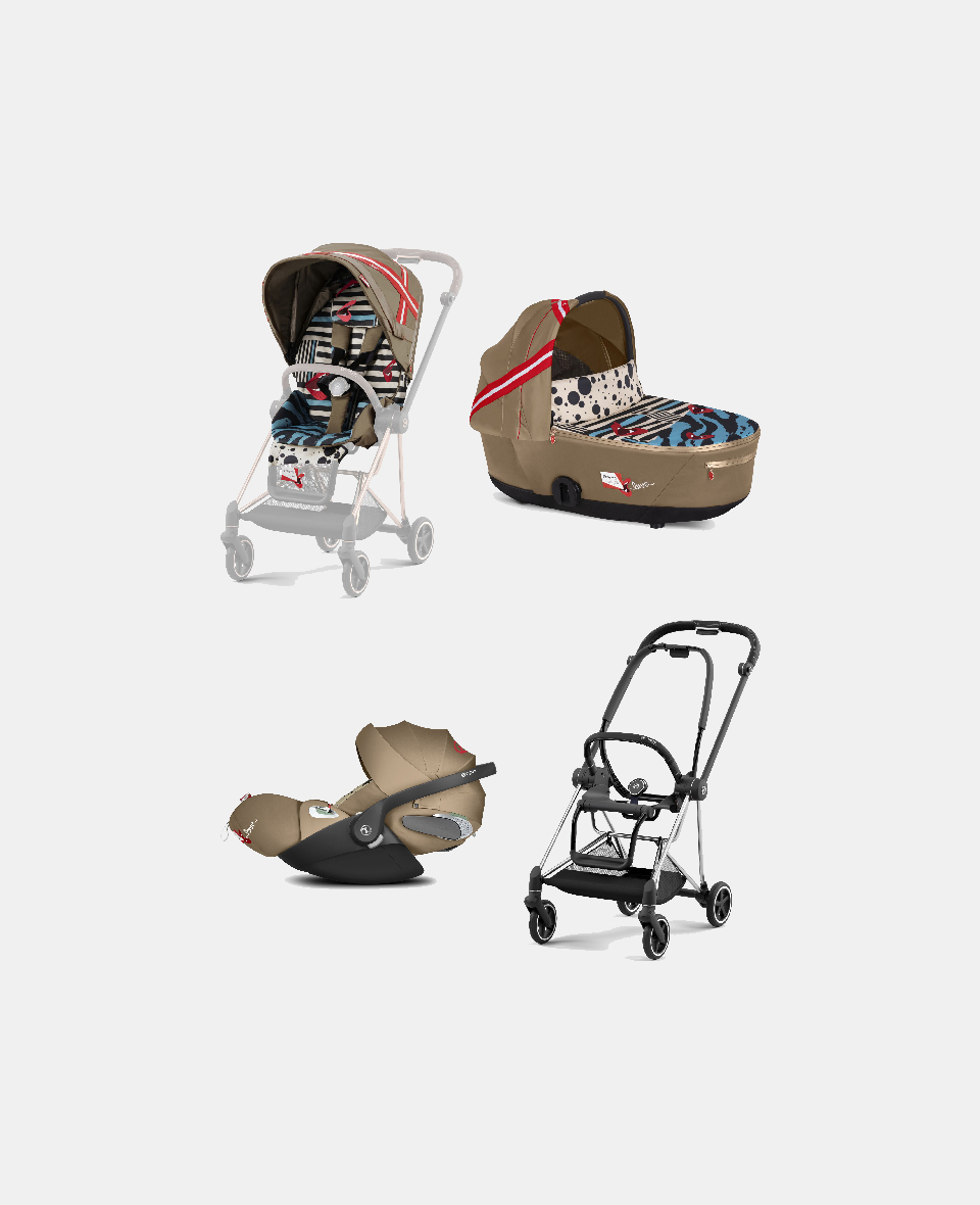 521002513-522000755-523000315-521002765.jpg Carucior 3 in 1 Landou MIOS Lux One Love | multicolor + Cadru Carucior pentru Copii Mios Chrome Black + Scoica Auto CLOUD T I-SIZE One Love | multicolor + Parte Sport Carucior MIOS One Love | multicolor Cybex Fashion - imagine 1