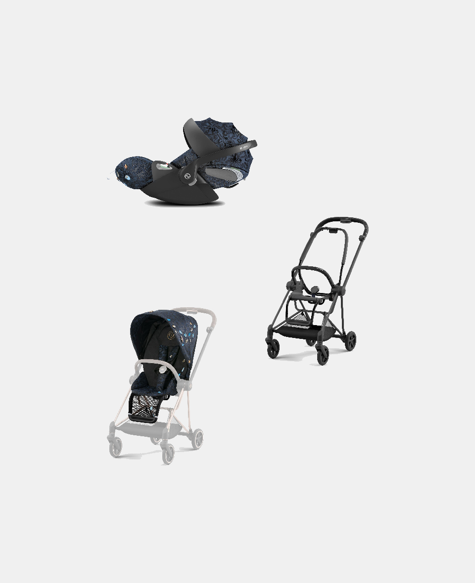 521002519-521002867-523000285.jpg Carucior 2 in 1 Parte Sport Carucior MIOS Jewels of Nature | Dark Blue + Cadru Carucior pentru Copii Mios Matt Black + Scoica Auto CLOUD T I-SIZE Jewels of Nature | dark blue Cybex Platinum - imagine 1