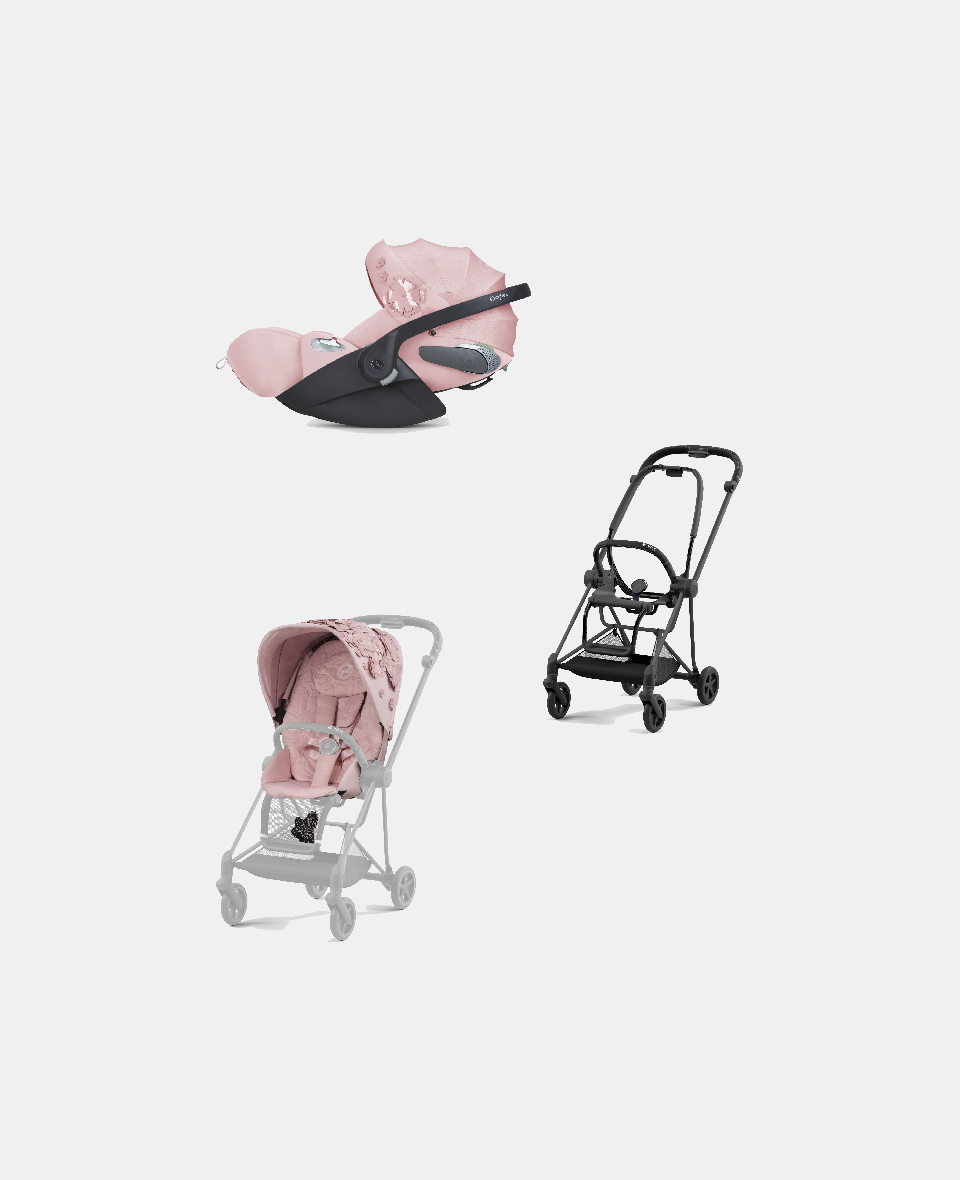 521002519-521002871-523000267.jpg Carucior 2 in 1 Parte Sport Carucior MIOS SIMPLY FLOWERS PINK | light pink + Cadru Carucior pentru Copii Mios Matt Black + Scoica Auto CLOUD T I-SIZE SIMPLY FLOWERS PINK | light pink Cybex Platinum - imagine 1