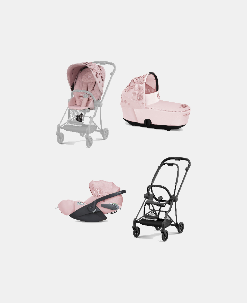 521002519-522000789-523000267-521002871.jpg Carucior 3 in 1 Landou MIOS Lux SIMPLY FLOWERS PINK | light pink + Cadru Carucior pentru Copii Mios Matt Black + Scoica Auto CLOUD T I-SIZE SIMPLY FLOWERS PINK | light pink + Parte Sport Carucior MIOS SIMPLY FLOWERS PINK | light pink Cybex Fashion - imagine 1