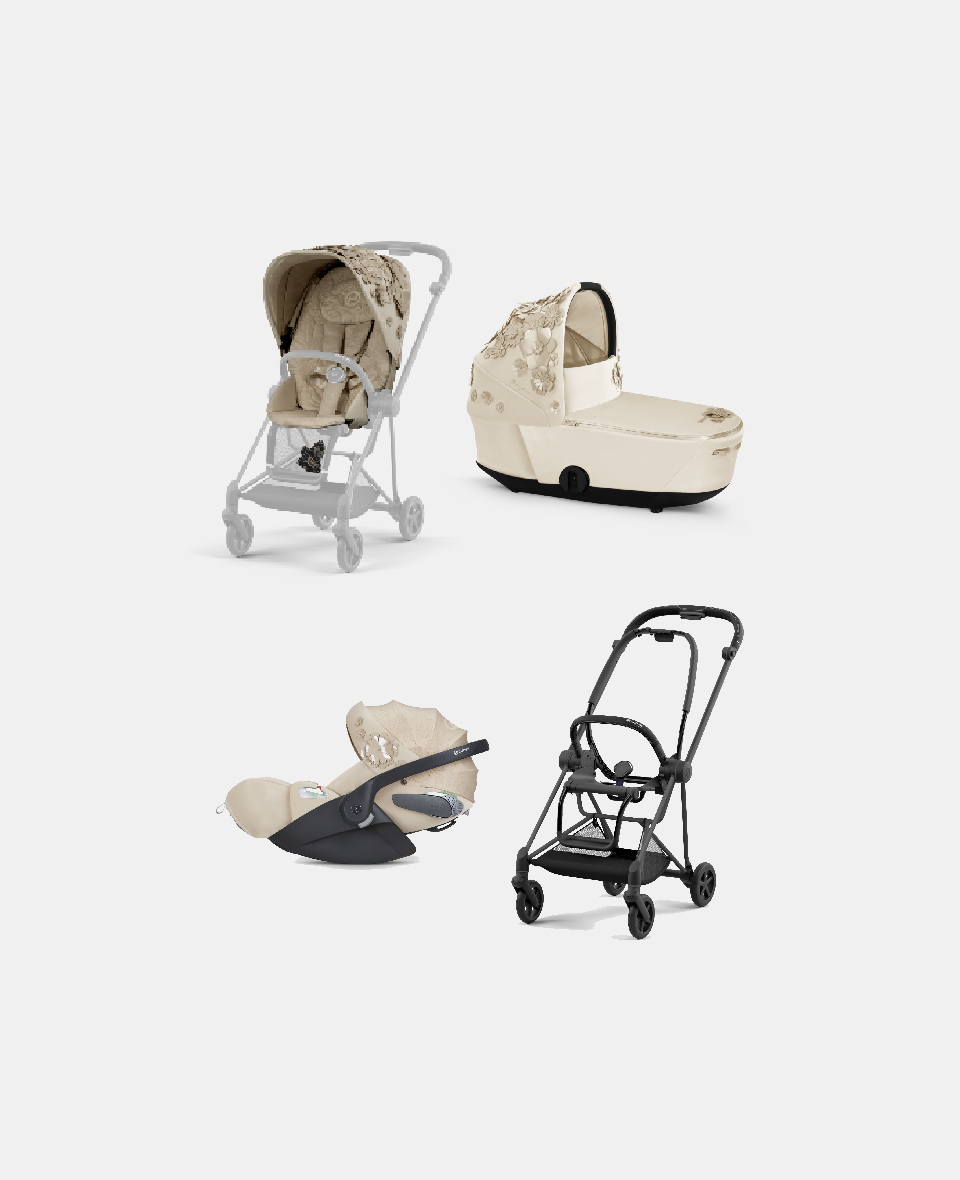 521002519-522000795-523000273-521002875.jpg Carucior 3 in 1 Landou MIOS Lux SIMPLY FLOWERS BEIGE | mid beige + Cadru Carucior pentru Copii Mios Matt Black + Scoica Auto CLOUD T I-SIZE SIMPLY FLOWERS BEIGE | mid beige + Parte Sport Carucior MIOS SIMPLY FLOWERS BEIGE | mid beige Cybex Fashion - imagine 1
