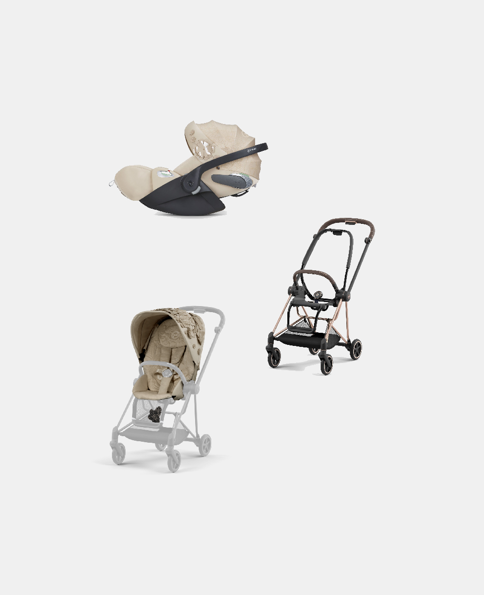 521002525-521002875-523000273.jpg Carucior 2 in 1 Parte Sport Carucior MIOS SIMPLY FLOWERS BEIGE | mid beige + Cadru Carucior pentru Copii Mios Rosegold + Scoica Auto CLOUD T I-SIZE SIMPLY FLOWERS BEIGE | mid beige Cybex Platinum - imagine 1