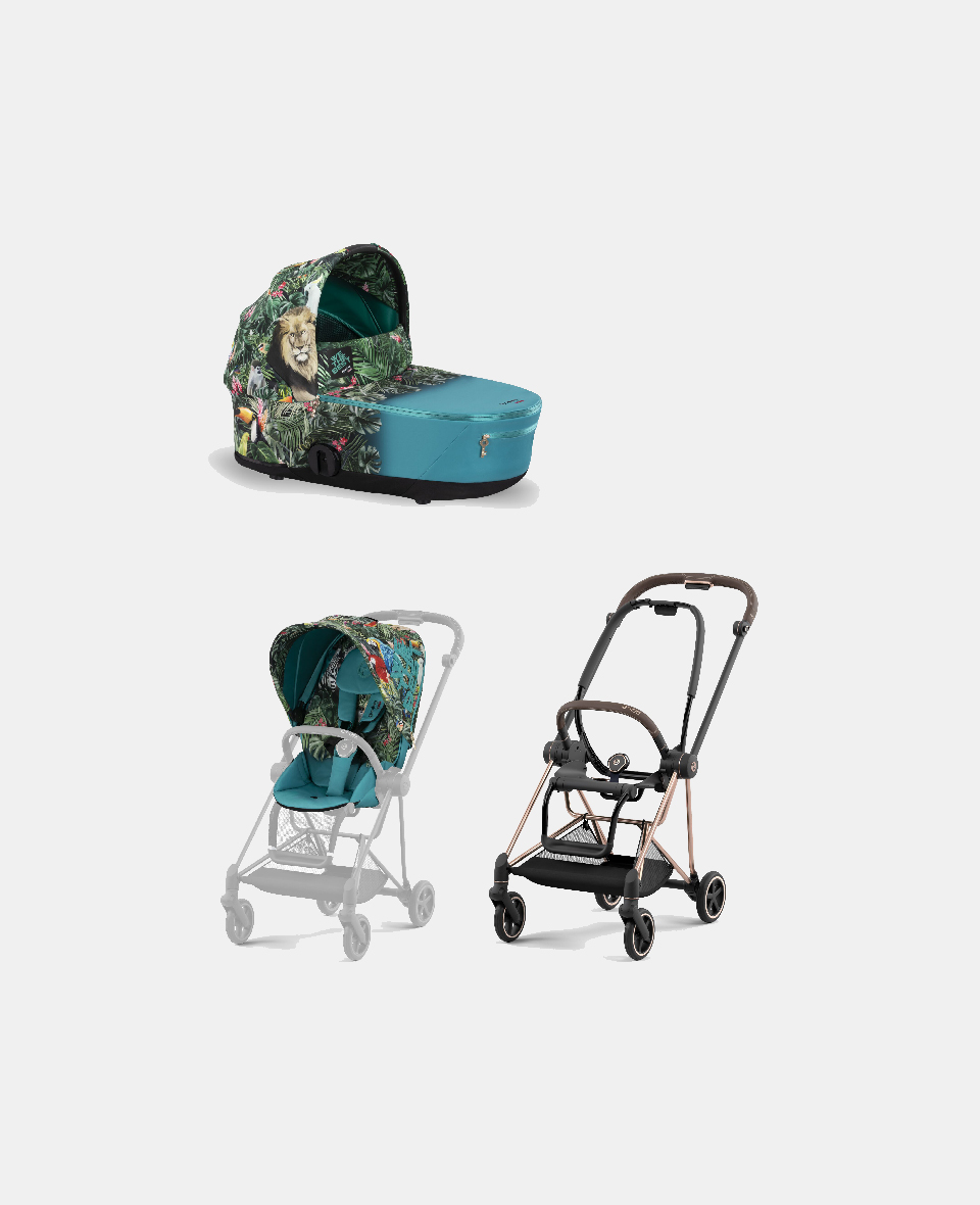 521002525-522000761-521003927.jpg Carucior 2 in 1 Landou MIOS Lux WE THE BEST BLUE | mid turquoise + Cadru Carucior pentru Copii Mios Rosegold + Parte Sport Carucior MIOS WE THE BEST BLUE | mid turquoise Cybex Fashion - imagine 1