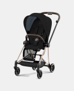 Carucior 2 in 1 : Cadru Carucior pentru Copii Mios Rosegold + Parte Sport Carucior MIOS Stardust Black Plus + Scoică Auto pentru Copii Cloud T i-Size Plus Sephia Black Cybex Platinum - imagine 5