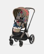 Carucior 2 in 1 Parte Sport Carucior Priam Design Collaborations One Love + Cadru Carucior pentru Copii Priam Chrome Black + Scoica Auto CLOUD T I-SIZE One Love | multicolor Cybex Platinum - imagine 12
