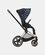 Carucior 2 in 1 Landou Priam Lux pentru căruciorul Priam Fashion Collections Jewels of Nature | dark blue + Cadru Carucior pentru Copii Priam Chrome Brown + Parte Sport Carucior Priam Fashion Collections Jewels of Nature Dark Blue Cybex Fashion - imagine 17