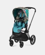 Carucior 2 in 1 Landou Priam Lux pentru căruciorul Priam Design Collaborations We The Best | mid turquoise + Cadru Carucior pentru Copii Priam Rosegold + Parte Sport Carucior Priam Design Collaborations We The Best Cybex Fashion - imagine 5