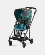 Carucior 2 in 1 Landou MIOS Lux WE THE BEST BLUE | mid turquoise + Cadru Carucior pentru Copii Mios Chrome Black + Parte Sport Carucior MIOS WE THE BEST BLUE | mid turquoise Cybex Fashion - imagine 4