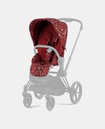 Parte Sport Carucior PRIAM Rosenrot Red | dark red Cybex Platinum - imagine 2