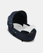 Carucior 2 in 1 Landou MIOS Lux Jewels of Nature | dark blue + Cadru Carucior pentru Copii Mios Chrome Black + Scoica Auto CLOUD T I-SIZE Jewels of Nature | dark blue Cybex Platinum - imagine 11